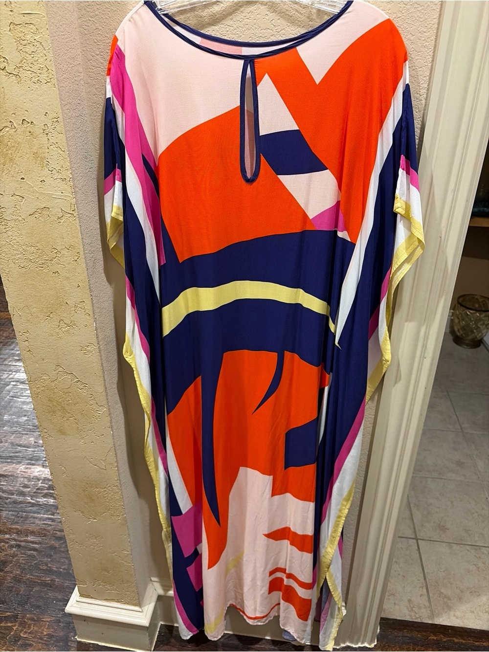 Bold Multi-Color Maxi Dress Caftan